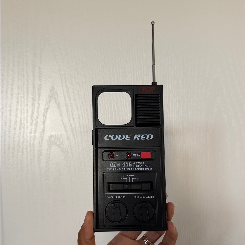 Stranger Things walkie-talkie phone case – iPhone 15 Pro Max